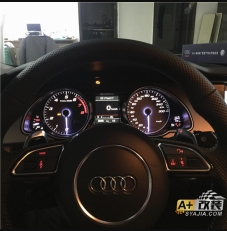 RS5打孔方向盤(pán)，S5表紙，改白針。