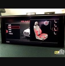 新款?yuàn)W迪Q7更換按摩座椅