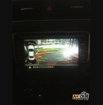 新速騰倒車影像，德賽西威518導(dǎo)航 安裝。