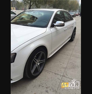 A4L 四出排氣，更換S4中網(wǎng)，輪轂碳纖維方向盤及檔把和銀耳朵安裝