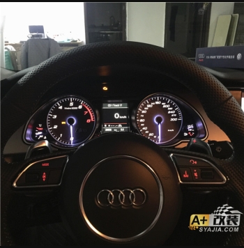 RS5打孔方向盤，S5表紙，改白針。