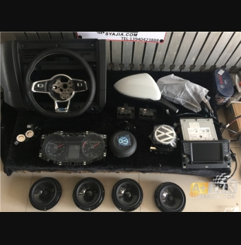 866A car play 芬達(dá)音響，R-line方向盤 電耳 翻蓋影像 多功能儀表 高7 原廠升級